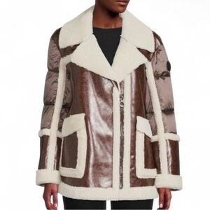 Noize Brown Shearling Jacket